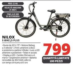 Offerta per Nilox - E-Bike J5 Plus a 799€ in Comet