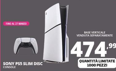 Offerta per Sony - PS5 Slim Disc Console a 474,99€ in Comet