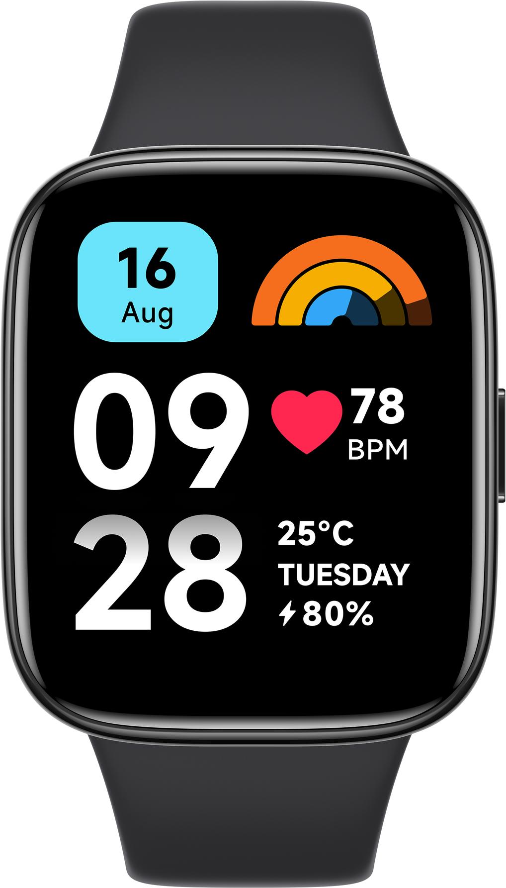 Offerta per Xiaomi - Redmi Watch 3 Active 4,65 cm (1.83") LED 47 mm Digitale 240 x 280 Pixel Touch screen Nero a 39,9€ in Comet