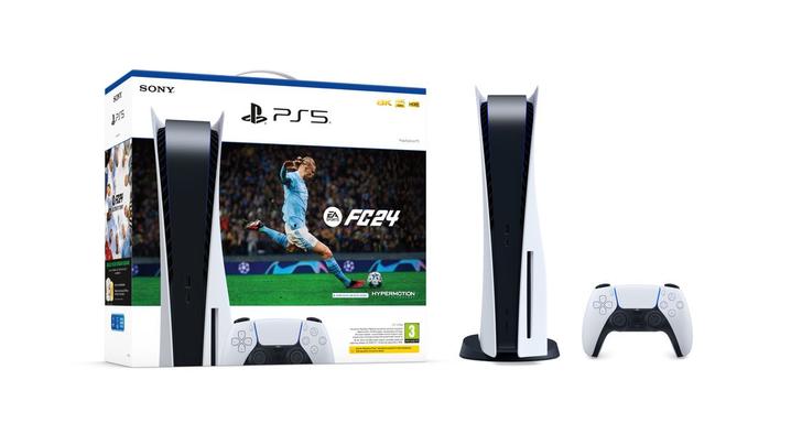 Offerta per Sony - PlayStation 5 + EA SPORTS FC 24 825 GB Wi-Fi Nero, Bianco a 549€ in Comet