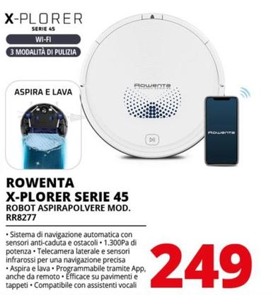 Offerta per Rowenta - X Plorer Serie 45 Robot Aspirapolvere Mod. RR8277 a 249€ in Comet