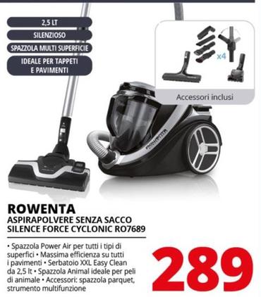 Offerta per Rowenta - Aspirapolvere Senza Sacco Silence Force Cyclonic RO7689 a 289€ in Comet