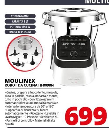 Offerta per Moulinex - Robot Da Cucina HF8098N  a 699€ in Comet