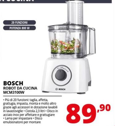 Offerta per Bosch - Robot Da Cucina MCM3100W  a 89,9€ in Comet
