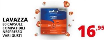 Offerta per Lavazza - Capsule Compatibili Nespresso Qualità Rossa, 80 Capsule a 16,95€ in Comet
