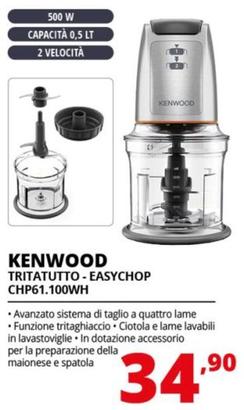 Offerta per Kenwood - Tritatutto Easychop CHP61.100WH a 34,9€ in Comet