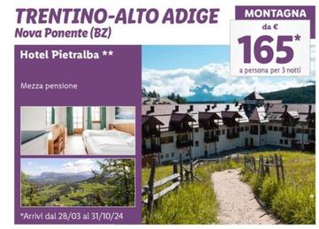 Offerta per Hotel Pietralba  a 165€ in Lidl