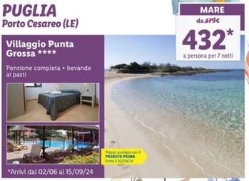 Offerta per Villaggio Punta Grossa  a 432€ in Lidl