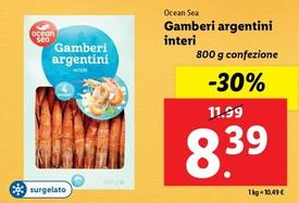 Offerta per Ocean Sea - Gamberi Argentini Interi a 8,39€ in Lidl
