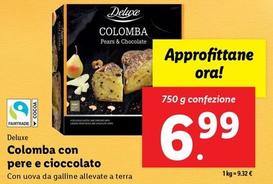Offerta per Deluxe - Colomba Con Pere E Cioccolato a 6,99€ in Lidl