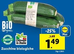 Offerta per Zucchine Biologiche a 1,49€ in Lidl