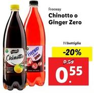 Offerta per Freeway - Chinotto O Ginger Zero a 0,55€ in Lidl
