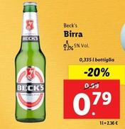 Offerta per Becks - Birra a 0,79€ in Lidl