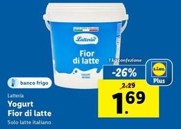 Offerta per Latteria - Yogurt Fior Di Latte a 1,69€ in Lidl