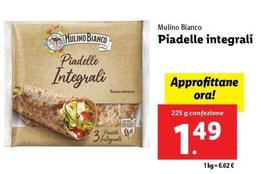 Offerta per Mulino Bianco - Piadelle Integrali a 1,49€ in Lidl