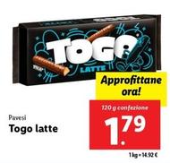 Offerta per Pavesi - Togo Latte a 1,79€ in Lidl
