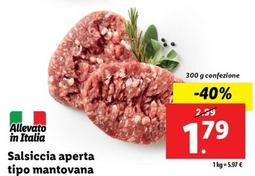 Offerta per Salsiccia Aperta Tipo Mantovana a 1,79€ in Lidl