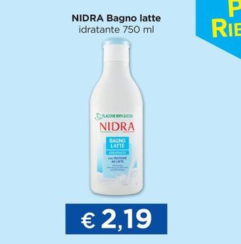 Offerta per Nidra - Bagno Latte Idratante a 2,19€ in La Saponeria