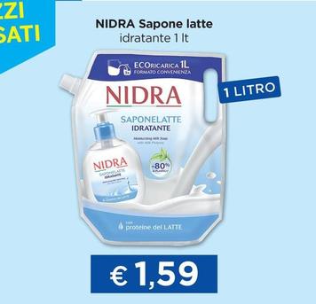 Offerta per Nidra - Sapone Latte Idratante a 1,59€ in La Saponeria