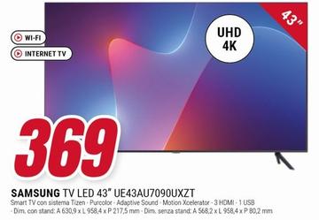 Offerta per Samsung - Tv Led 43" UE43AU7090UXZT a 369€ in andronico
