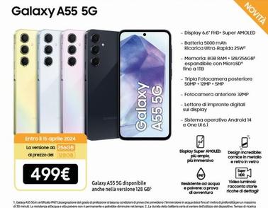 Offerta per Samsung - Galaxy A55 5G a 499€ in andronico
