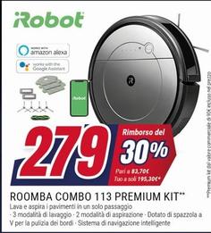 Offerta per Irobot - Roomba Combo 113 Premium Kit a 279€ in andronico