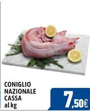 Offerta per Coniglio Nazionale Cassa a 7,5€ in C+C