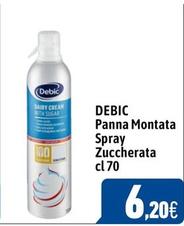 Offerta per Debic - Panna Montata Spray Zuccherata a 6,2€ in C+C
