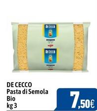 Offerta per De Cecco - Pasta Di Semola Bio a 7,5€ in C+C