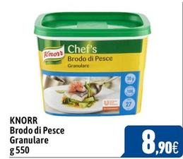 Offerta per Knorr - Brodo Di Pesce Granulare a 8,9€ in C+C