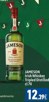 Offerta per Jameson - Irish Whiskey Tripled Distilled a 12,39€ in C+C