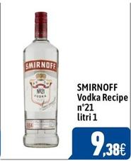 Offerta per Smirnoff - Vodka Recipe a 9,38€ in C+C