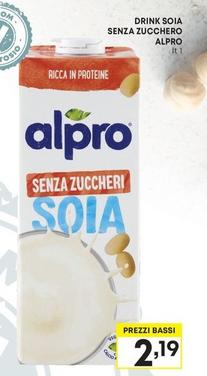 Offerta per Alpro - Drink Soia Senza Zucchero a 2,19€ in Pam