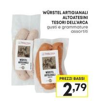 Offerta per Tesori Dell'Arca - Würstel Artigianali Altoatesini  a 2,79€ in Pam