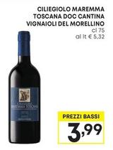 Offerta per  Maremma - Ciliegiolo Toscana DOC Cantina Vignaioli Del Morellino  a 3,99€ in Pam