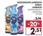 Offerta per  Ambi Pur - Deodorante Ambiente Spray a 2,51€ in Pam