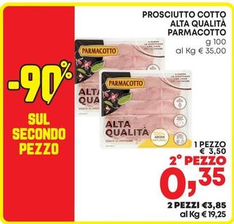 Offerta per Parmacotto - Prosciutto Cotto a 0,35€ in Pam