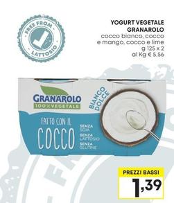 Offerta per Granarolo - Yogurt Vegetale a 1,39€ in Pam