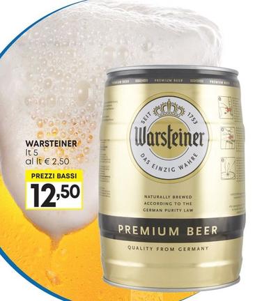Offerta per  Warsteiner - It 5  a 12,5€ in Pam