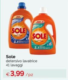 Offerta per Sole - Detersivo Lavatrice a 3,99€ in Prodet