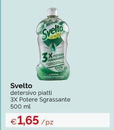 Offerta per Svelto - Detersivo Piatti a 1,65€ in Prodet