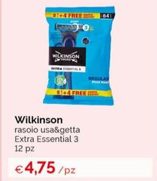 Offerta per Wilkinson Sword - Rasoio Usa&Getta Extra Essential 3 a 4,75€ in Prodet