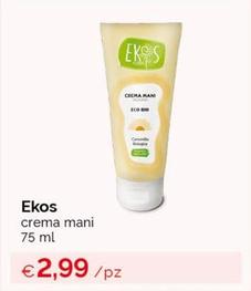 Offerta per Ekos  - Crema Mani a 2,99€ in Prodet