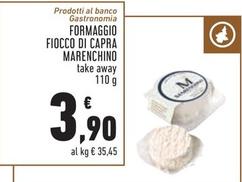 Offerta per Marenchino -  Formaggio Fiocco Di Capra a 3,9€ in Conad