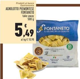 Offerta per Agnolotto Fontaneto - Agnolotto Piemontese a 5,49€ in Conad City