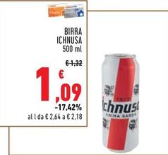 Offerta per Ichnusa - Birra a 1,09€ in Conad City