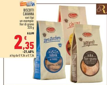 Offerta per Cavanna - Biscotti a 2,35€ in Spazio Conad