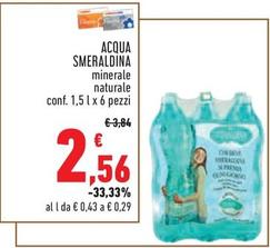 Offerta per Smeraldina - Acqua a 2,56€ in Spazio Conad