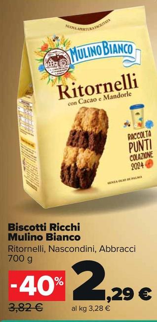 Offerta per Mulino Bianco - Biscotti Ricchi a 2,29€ in Carrefour Market