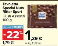 Offerta per Ritter Sport - Tavoletta Special Nuts a 1,39€ in Carrefour Market